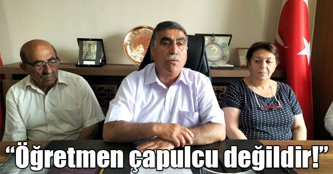 Toraman, “Öğretmen çapulcu değildir!”