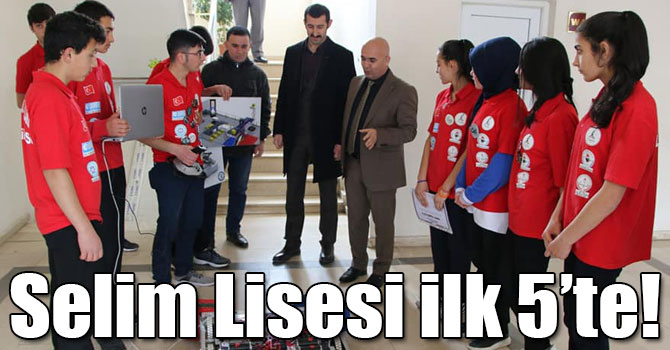 Selim Belediyesi destek verdi, Selim Lisesi büyük kolejleri eledi