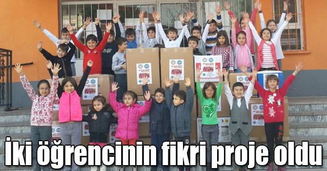 İki öğrencinin fikri proje oldu