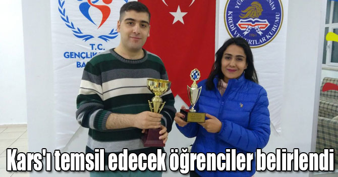 KYK Türkiye Turnuvasında Kars'ı temsil edecek öğrenciler belirlendi