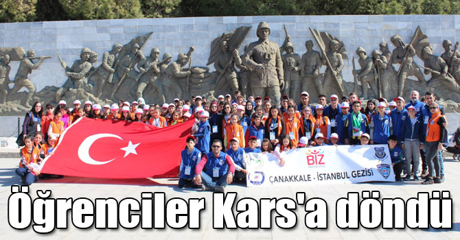 Öğrenciler Kars'a döndü