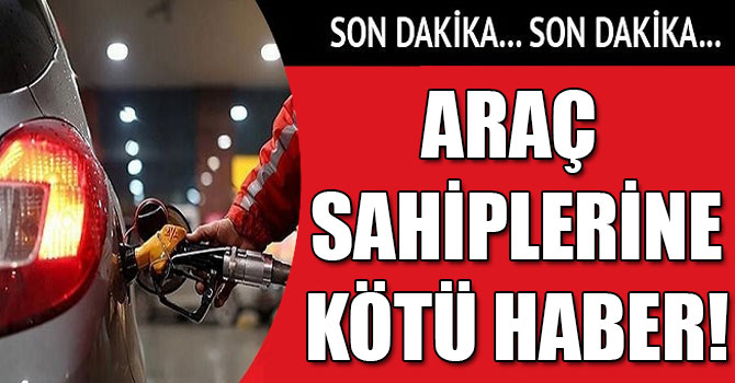 Motorine büyük zam geliyor