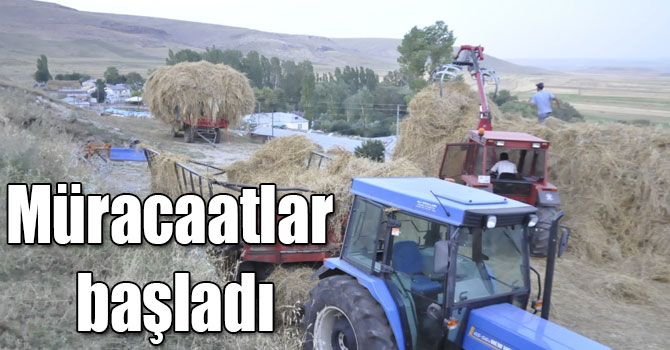 Kars'ta yem bitkileri destekleme müracaatları başladı