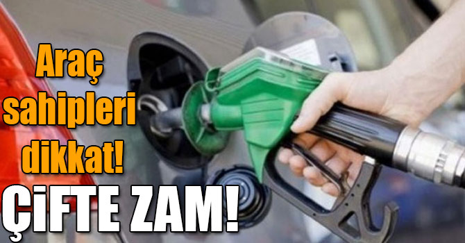 Motorin ve otogaza zam yapıldı