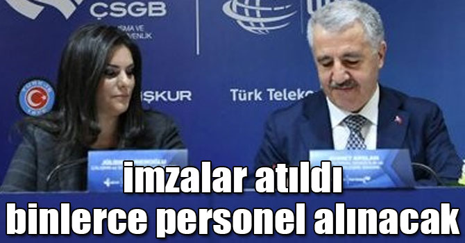 İŞKUR ve Türk Telekom arasında 2 bin 500 tekniker istihdam edilecek