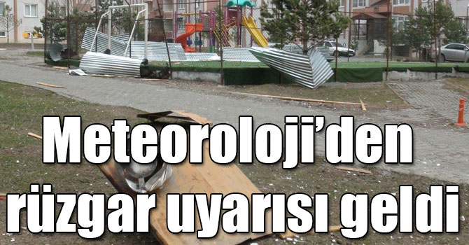 Meteoroloji’den rüzgar uyarısı geldi