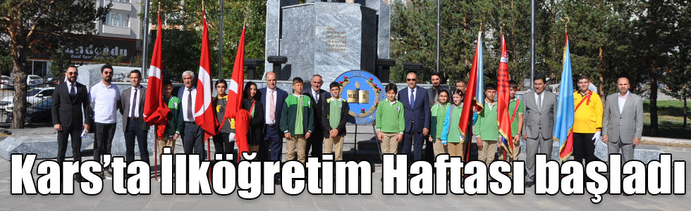 Kars’ta İlköğretim Haftası kutlamaları başladı