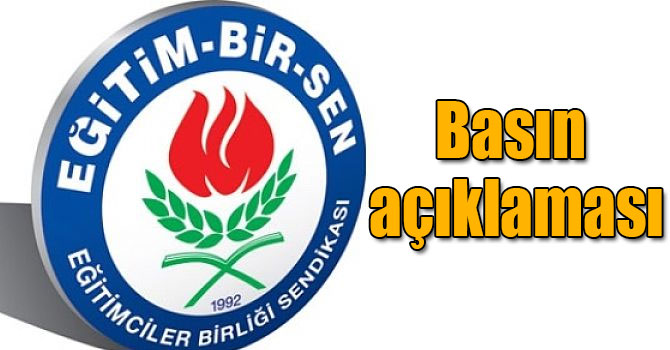 Eğitim-Bir-Sen’den basın açıklaması