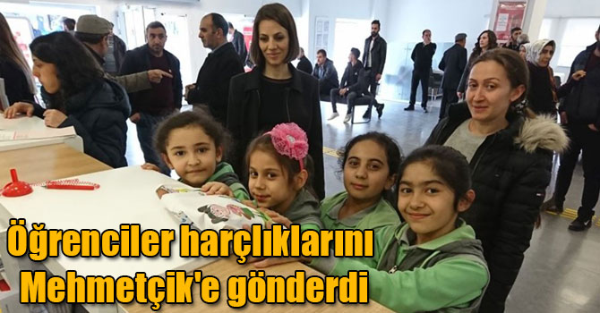 Karslı öğrenciler harçlıklarını Afrin’e Mehmetçik'e gönderdi