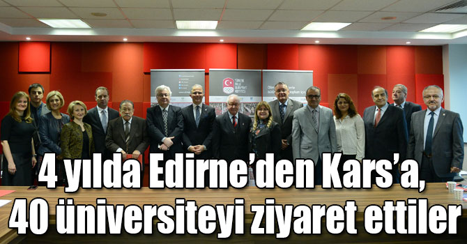 4 yılda Edirne’den Kars’a, 40 üniversiteyi ziyaret ettiler