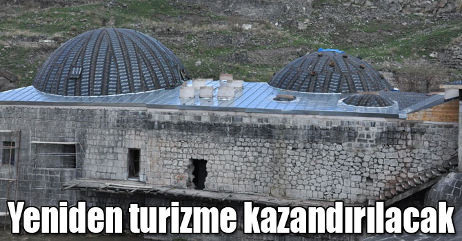 Tarihi Muradiye Hamamı Kars'ta turizme kazandırılacak