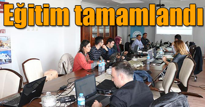 NETCAD Temel Projelendirme, Coğrafi Bilgi Sistemi ve Uzaktan Algılama Eğitimi tamamlandı