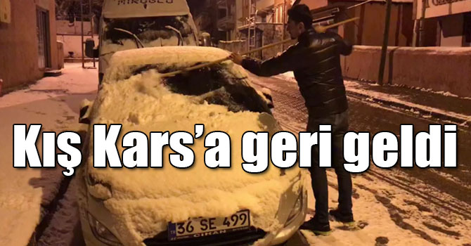 Kış Kars’a geri geldi