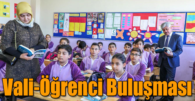 Kars Valisi Rahmi Doğan, Ziya Gökalp Ortaokulunu ziyaret etti