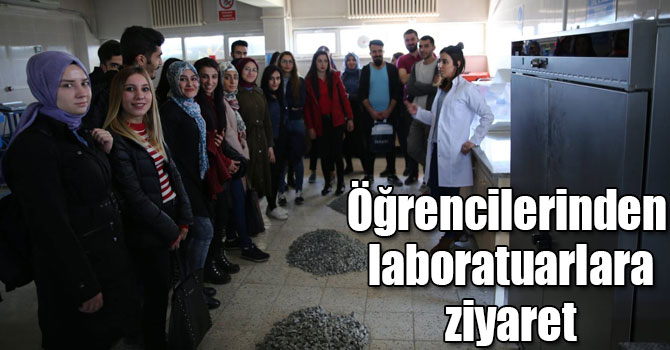 KAÜ Öğrencilerinden DSİ laboratuarlarına ziyaret