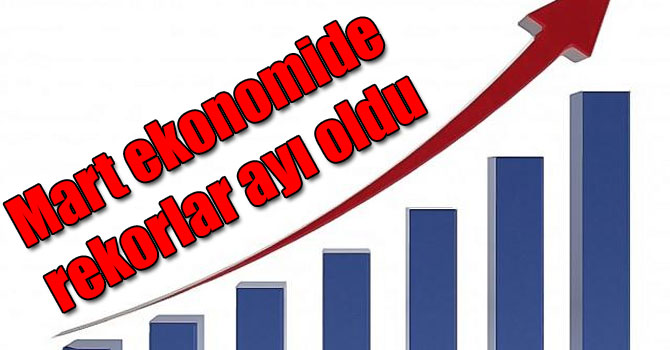 Mart ekonomide rekorlar ayı oldu