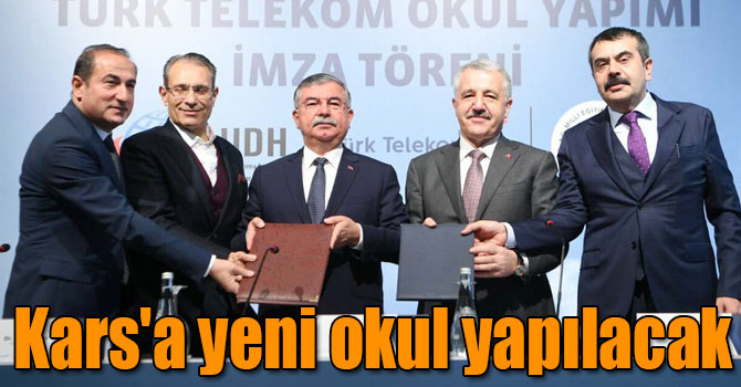 Kars'a yeni okul yapılacak