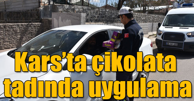 Kars’ta çikolata tadında uygulama