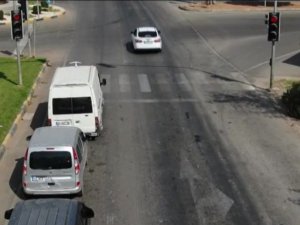 Gaziantep’te dron ile trafik denetimi