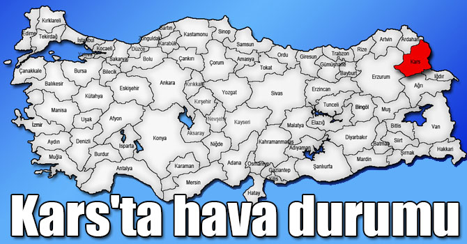 Kars'ta hava durumu