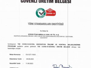 TSE Covıd-19 güvenli üretim belgesi