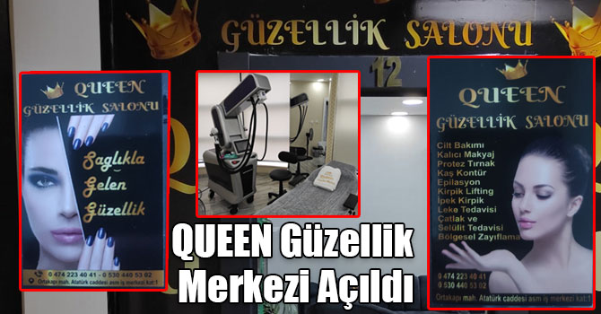 Kars’ta QUEEN Güzellik Merkezi Açıldı