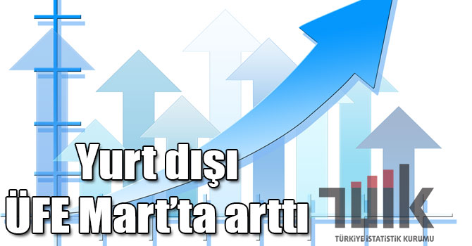 Yurt dışı ÜFE Mart’ta arttı