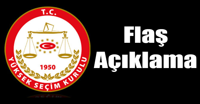 YSK: "Cumhurbaşkanı aday gösterme tarihi 4-9 Mayıs"