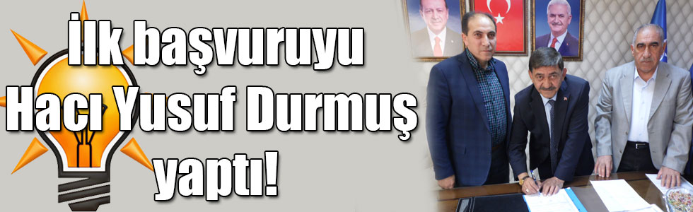 AK Parti’den İlk Kars Milletvekilliği aday adaylığını açıklayan isim Hacı Yusuf Durmuş oldu!