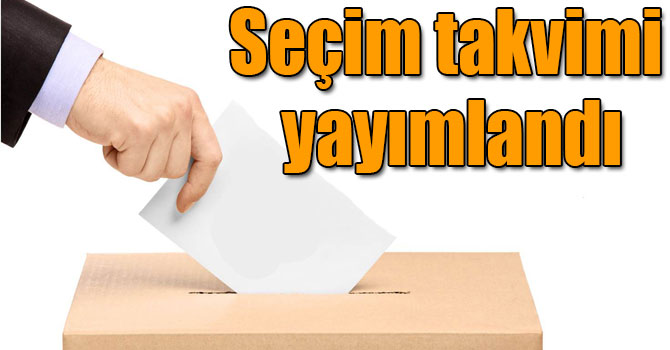 Seçim takvimi Resmi Gazete’nin mükerrer sayısında yayımlandı
