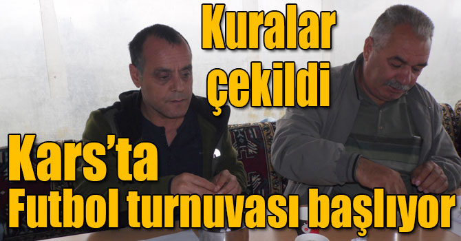 Kars’ta kurumlar arası futbol müsabakası başlıyor
