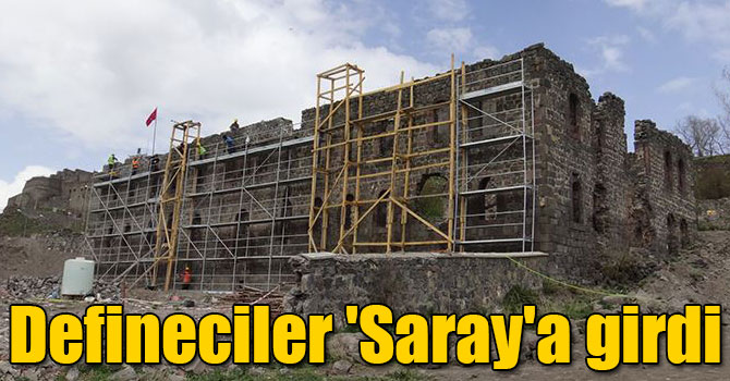 Kars'ta defineciler 'Saray'a girdi