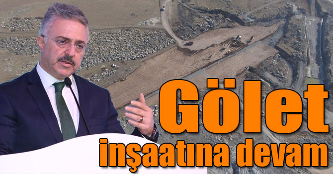 Kars Arpaçay Koçköy Göleti İnşaatında çalışmalar devam ediyor