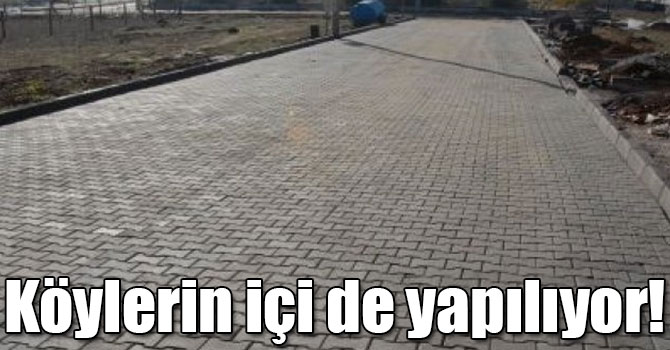 Selim’de köy içlerine kilit parke taş yol yapılacak