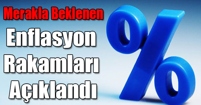 Enflasyon rakamları açıklandı