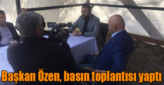 DEVA Partisi Kars İl Başkanı Av. Güven Özen, basın toplantısı yaptı