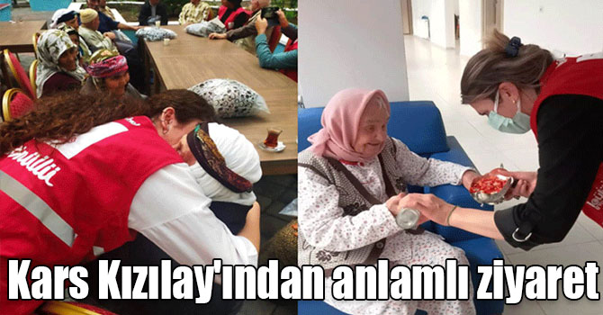 Kars Kızılay'ından anlamlı ziyaret