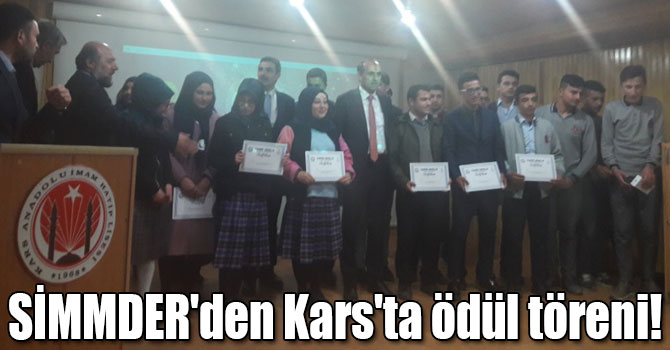 SİMMDER'den Kars'ta ödül töreni!
