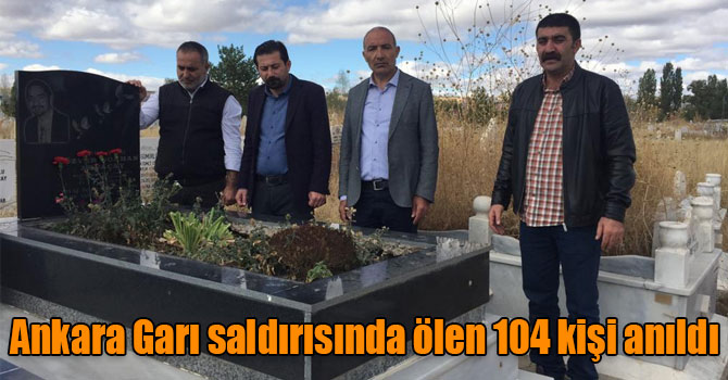 Ankara Garı saldırısında ölen 104 kişi anıldı