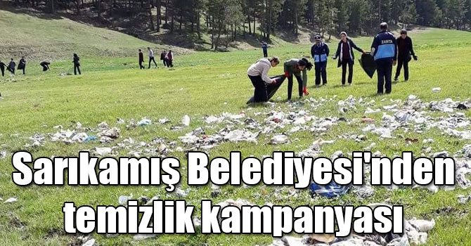 Sarıkamış Belediyesi'nden temizlik kampanyası