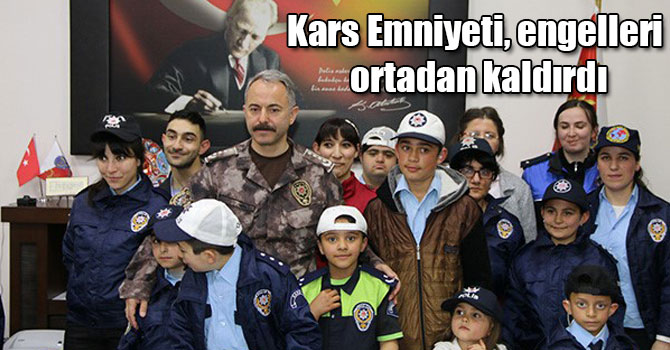 Kars Emniyeti, engelleri bir günlüğüne de olsa ortadan kaldırdı