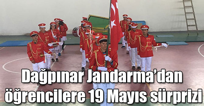 Dağpınar Jandarma’dan öğrencilere 19 Mayıs sürprizi