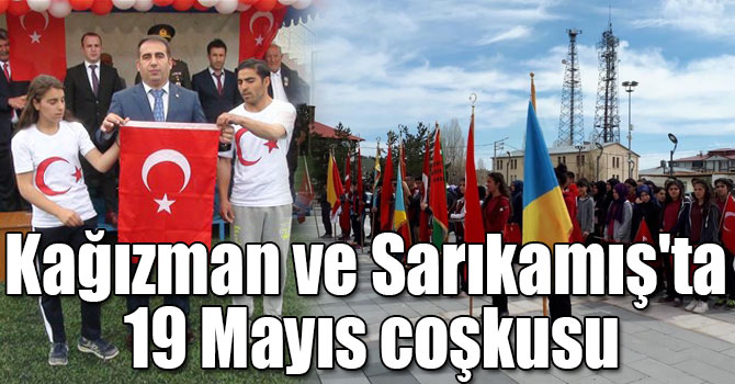 Kağızman ve Sarıkamış'ta 19 Mayıs coşkusu