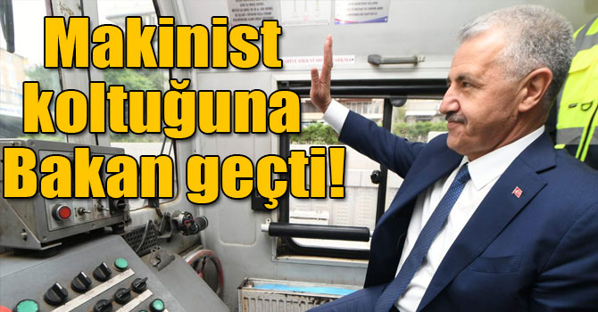 Bakan Arslan, Halkalı-Gebze Banliyö Hattı test sürüşüne katıldı