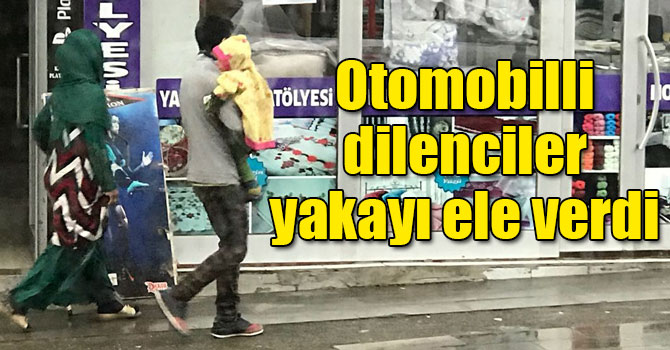 Kars'ı mesken tutan otomobilli dilenciler yakayı ele verdi