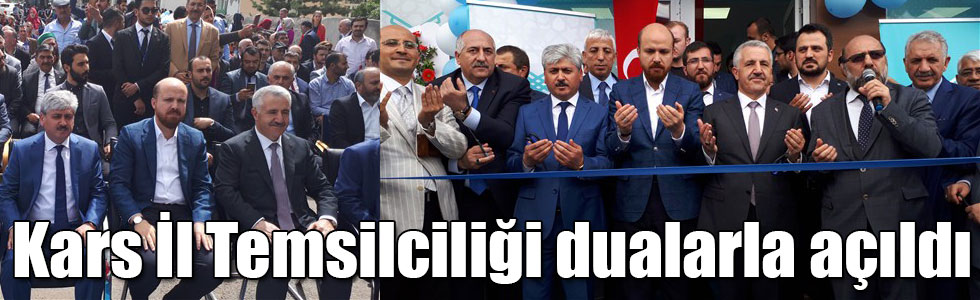 Bilal Erdoğan, TÜGVA Kars İl Temsilciliğinin açılışına katıldı