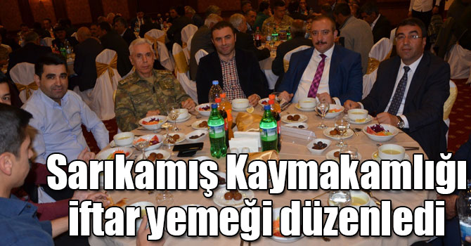 Sarıkamış Kaymakamlığı iftar yemeği düzenledi