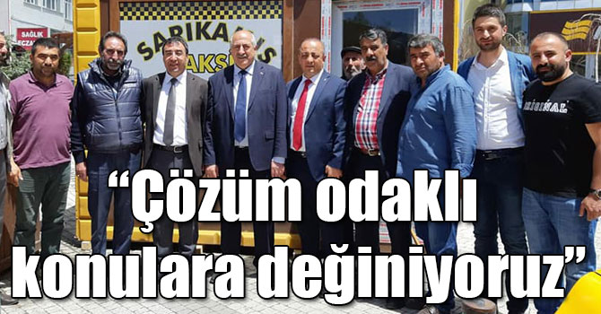 AK Parti Kars Milletvekili Adayı A. Fetah Çetinkaya: "Çözüm odaklı konulara değiniyoruz"