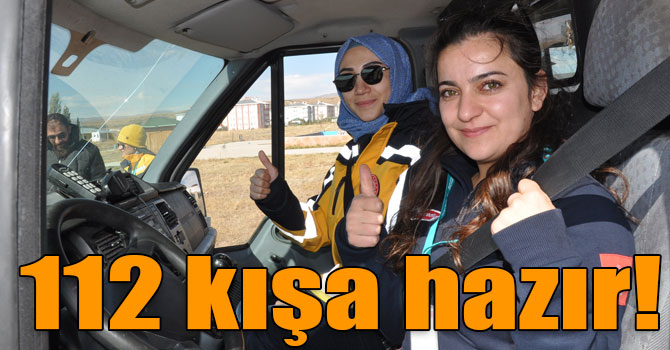 Kars 112 Acil Sağlık ekipleri kışa hazır!