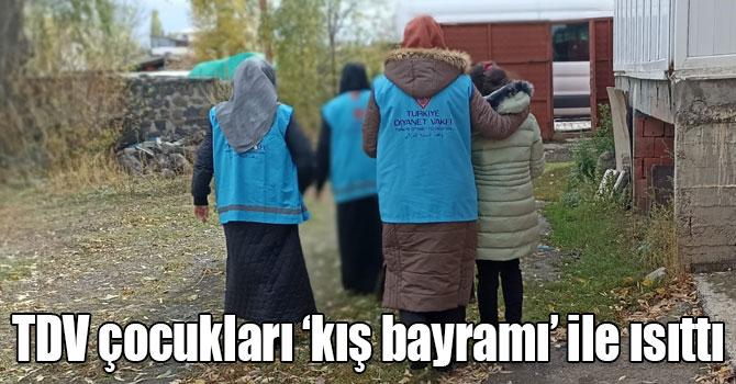 TDV Kars Şubesi Kadın Kolları, çocukları ‘kış bayramı’ ile ısıttı